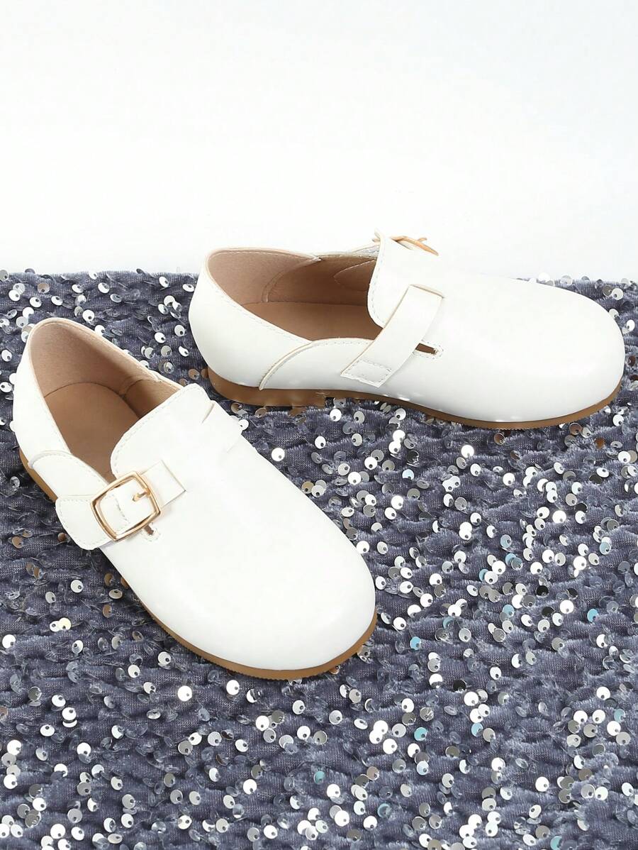 女孩平底鞋 - 時尚嬰幼兒、小童、少女,白色 - 白色 - 查看 1