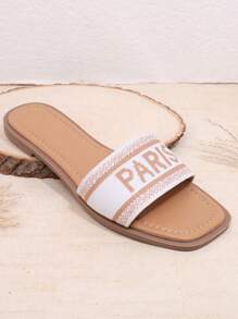 SHUZIA Women'S Flat Sandals - Beige - View 4