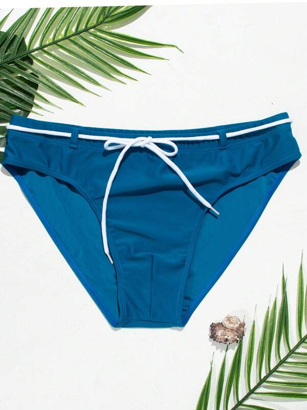 Manfinity Swimmode Herren Farbblock Dreieck Badeshorts