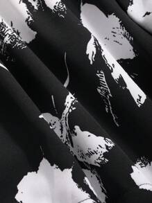 Dazy Petite Plus Floral Print Short Sleeve Dress - Multicolor - View 7