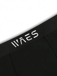 Men's Letter Printed Boxer Briefs , 5 Pcs - Multicolor - View 3