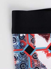 Slip De Boxeur Imprimé Avec Motif De Chauve-souris Pour Hommes