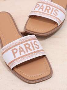 SHUZIA Women'S Flat Sandals - Beige - View 2