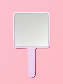 HELLO KITTY AND FRIENDS | SHEIN Espejo De Mano Con Diseño De Gato Rosa Lindo - Rosa - Ver 5