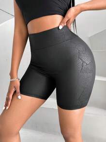 VaVaBold 短款打底褲 - 黑色 - 查看 5