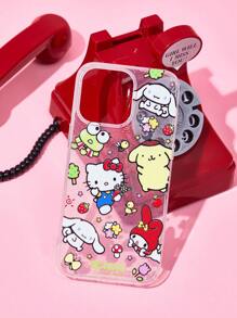 HELLO KITTY AND FRIENDS | SHEIN Cute Cartoon Clear Phone Case, Compatible With IPhone - Clear - View 3
