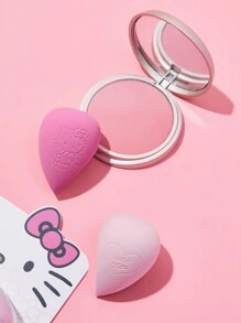 HELLO KITTY AND FRIENDS | SHEIN Super Soft Cartoon Elastic Cosmetic Egg 2 Packs - Multicolor - View 3