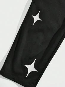 Manfinity VCAY Men'S Star Print Casual Pants