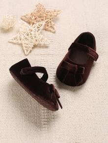 Infant & Toddler Solid Color Flat Shoes - Coffee Brown - View 5