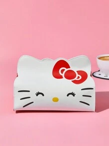 HELLO KITTY AND FRIENDS | SHEIN 白色可愛紙巾袋 - 白色 - 查看 2