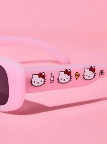 HELLO KITTY AND FRIENDS | SHEIN 粉色可愛時尚女士眼鏡 - 粉色 - 查看 7