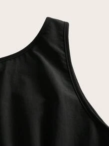 SHEINNeu Women'S Back Tie Round Neck Tank Top For Summer