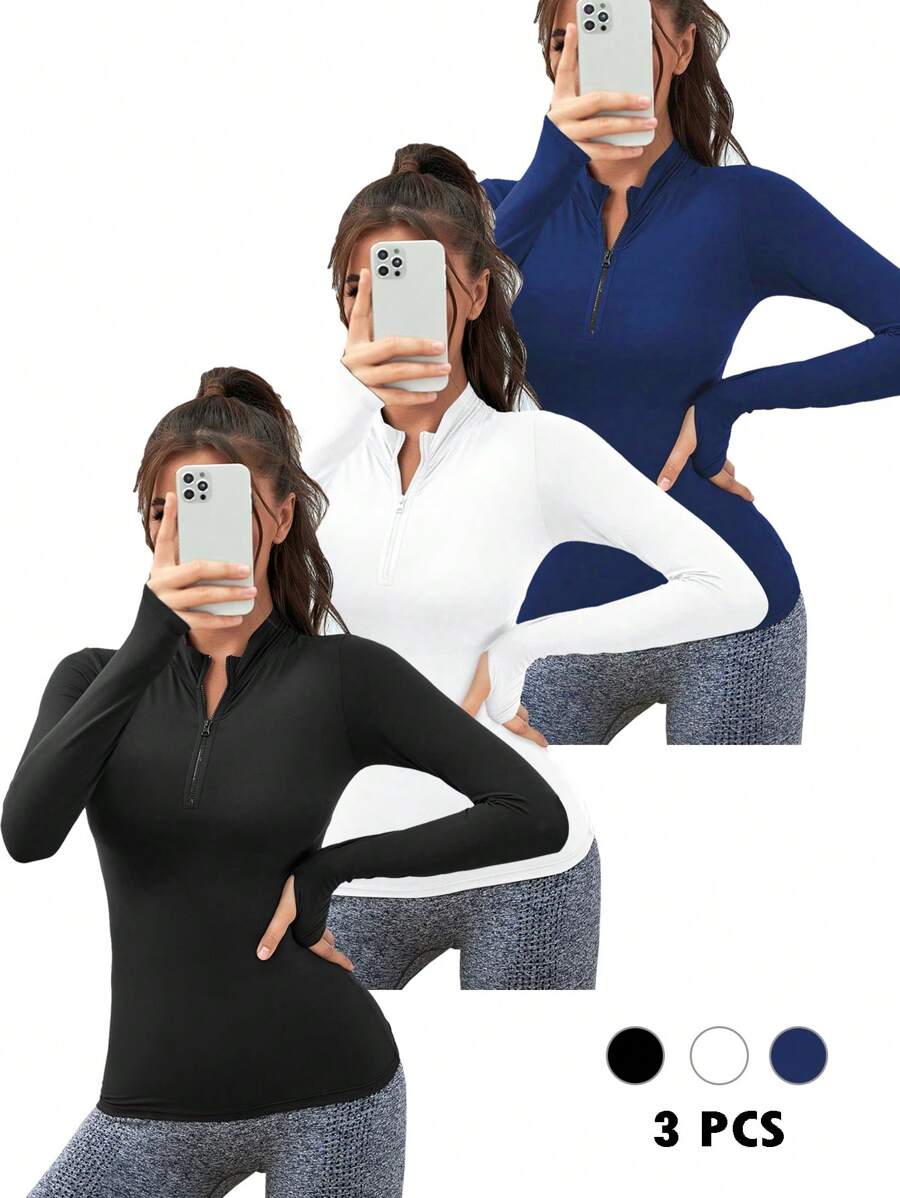 Activina Soft And Breathable Sports Long Sleeve Sweatshirt Fall Sweatshirt - Multicolor - View 1