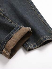 大童卡通熊时尚牛仔裤