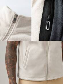 SHEIN In My Nature Men Tiger Print Drop Shoulder Tee Hiking Clothes