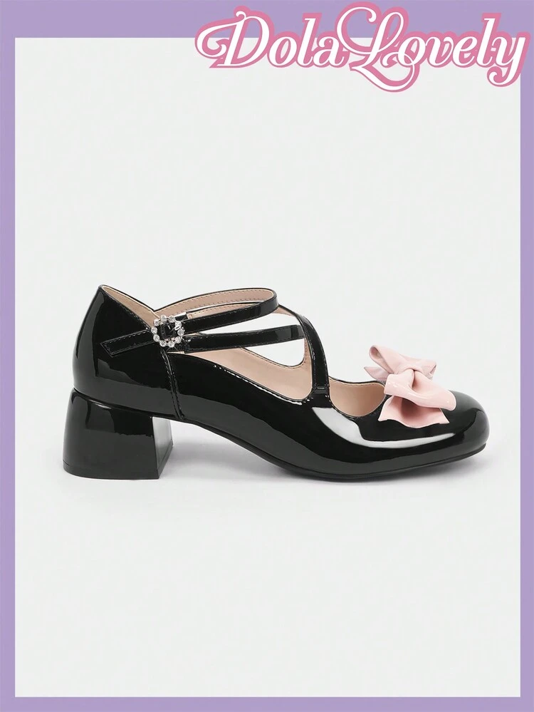 Fashionable High Heel Shoes With Cute Bowknot Decoration