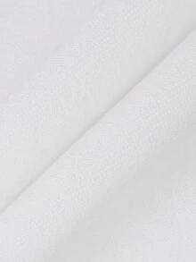 SHEIN LUNE Plus Size Thermal Lined Car & Letter Printed Sweatshirt - White - View 3