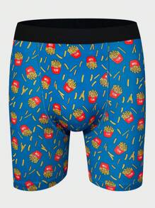 5pcs/Set Men'S Printed Boxer Briefs - Multicolor - View 5