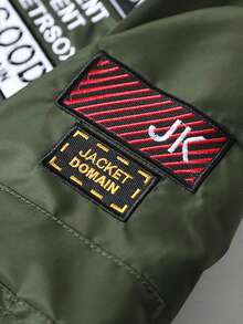 Men's Spring & Autumn Pilot Baseball Jacket, Suitable For Sports, Outdoor And Leisure Activities - Army Green - View 7