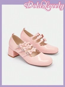 Dola Lovely 高跟鞋，時尚蝴蝶結細節