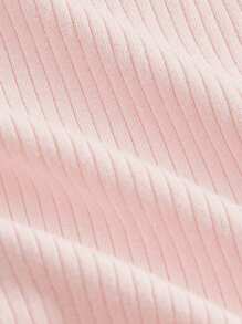 SHEIN MOD Women's Bow Decorated Strapless Tube Pink Top - Pink - View 4