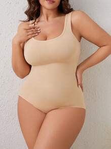 Bodysuit Moldeador De Talla Grande De Color Sólido