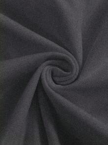 SHEIN LUNE Leopard Heart Printed T-Shirt - Dark Grey - View 6