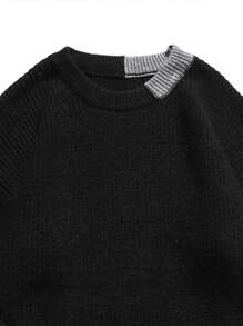 Neuankömmling Rundhals-pullover Für Herren, Locker Sitzender, Lässiger All-match-pullover Für Paare Für Herbst Und Winter