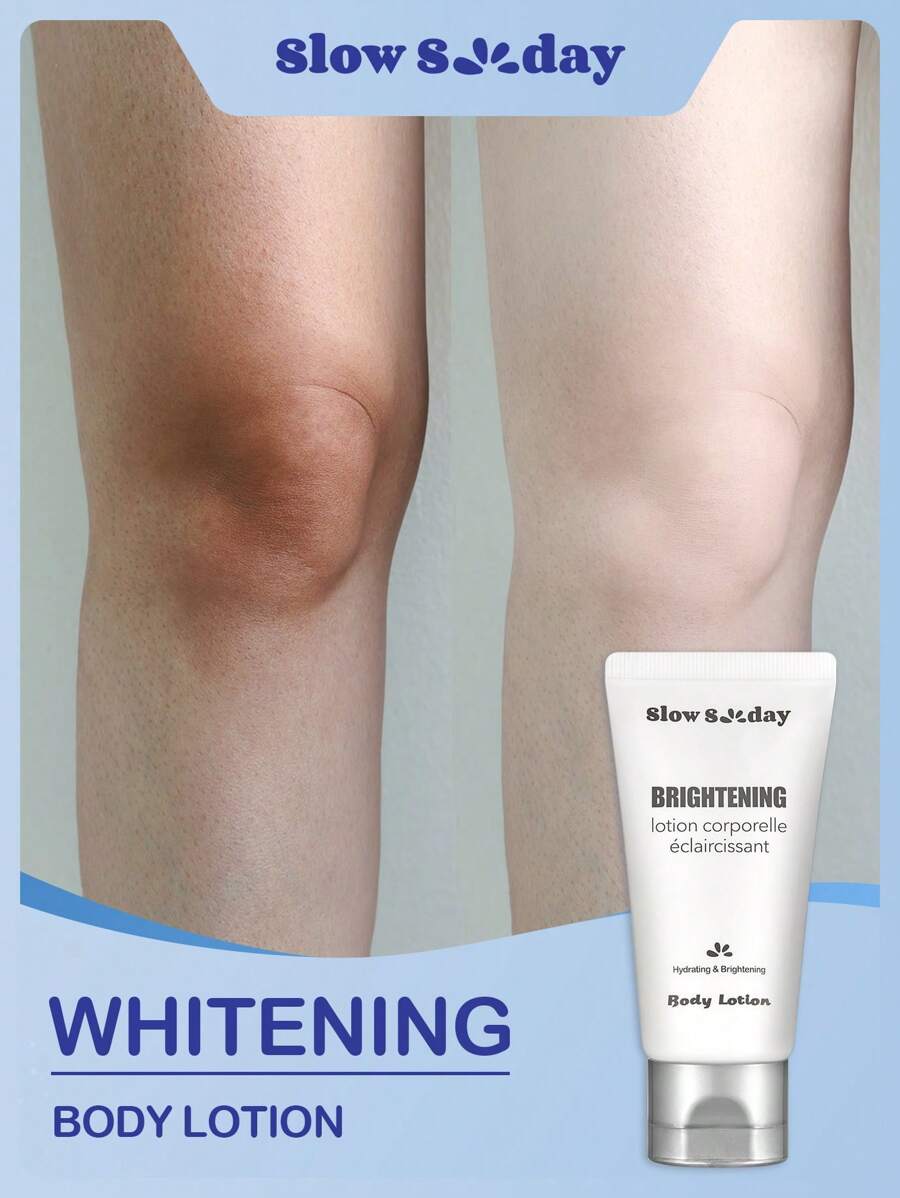 SlowSunday Brightening Body Lotion, With Niacinamide, Improve Dullness, Brightening, Smooth The Skin, Even Skin Tone, For The Underarms, Knees, Elbows & Bikini Line, K Beauty, Cozy Fall & Winter Styles, Suitable For Autumn Winter, Y2K, For Halloweens, Party & Gifts, Thanksgiving & New Year, Thank You Gift, For Christmas,  Christmas Gifts