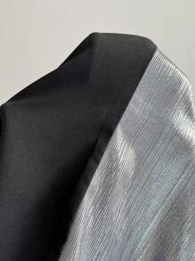 SHEIN Clasi 女士彩塊長袖襯衫 - 彩色 - 查看 7