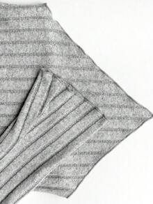 SHEIN Privé 2件/套 女式斜肩寬羅紋t卹 - 彩色 - 查看 4