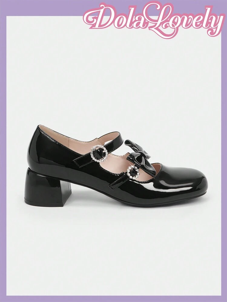 Fashionable High-Heel Shoes With Bow-Knot Decoration