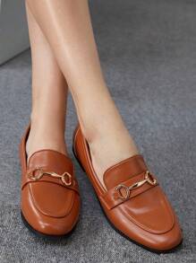 CUCCOO BIZCHIC Women's Fashionable Convenient Flat Shoes - Brown - View 3