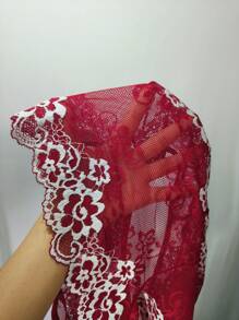 Conjuntos De Pijama De Bordado De Flores Para Mujeres