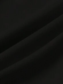 SHEIN LUNE 女士加厚毛圈印花背心，適用於夏季 - 黑色 - 查看 4