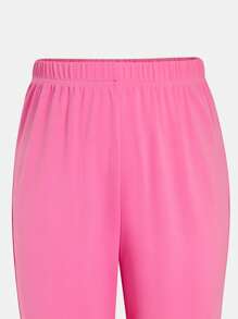 SHEIN Tween Girls' Cute And Sweet 2-Piece Set - Pink - View 5