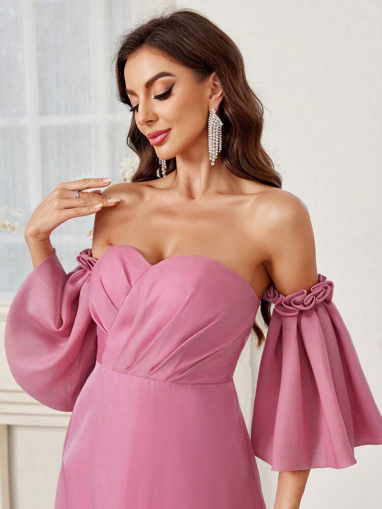 Women's Exaggerated Flared Sleeve Party Dress