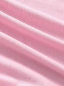 SHEIN 女嬰休閒舒適可愛字母印花四件式上衣 - 彩色 - 查看 7