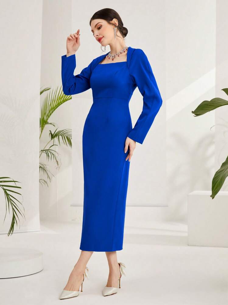 queen anne neckline cocktail dress Queen Anne Neck Special Occasion Dresses & Bridal Gowns