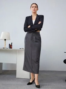 Của phụ nữ Đúng mốt Giày cao gót Đen Pointed-Toe Giày nữ Baotou - màu đen - Xem 3