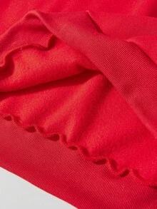 Manfinity Hypemode Loose Fit Men's Headphone Printed Round Neck Sweatshirt - Red - View 5