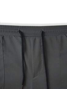 ROMWE MEN Street Life 男士有口袋工裝褲 - 灰色 - 查看 7