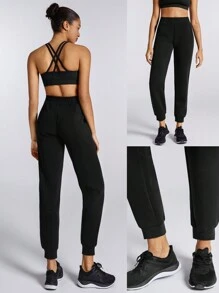 GLOWMODE Joggers De Bolsillo Con Cordones Ajustables De Modal Para Descansar Diariamente