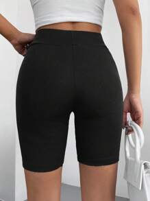 EURMUSE Side Striped Leggings - Pink - View 4