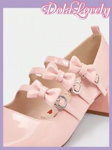Dola Lovely 高跟鞋，時尚蝴蝶結細節