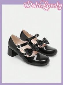Dola Lovely Fashionable High-Heel Shoes With Bow-Knot Decoration