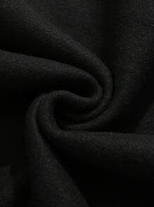 Nam Kích thước lớn Love Và Hòa bình In Áo nỉ - màu đen - Xem 7