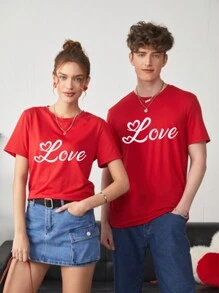 Chillumni Camiseta Roja De Manga Corta Con Cuello Redondo Tejida A Mano Para Hombres