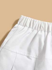 Young Girl Skirt, Academy & Urban Style, Cool & Comfortable, Suitable For Spring/Summer/Autumn, Versatile, Fit For 4-7 Years, Suitable For /School/Home/Vacation