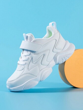 Zapatillas De Deporte Ligeras Para Niños Y Niñas, Zapatos Deportivos Blancos Para Estudiantes Escolares, Primavera/verano